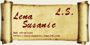 Lena Susanić vizit kartica